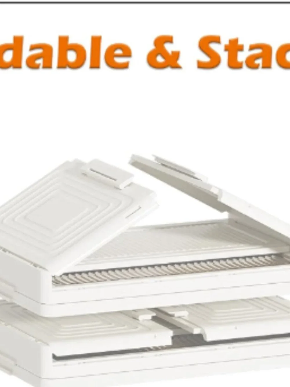 Closet Organizer Storage 93QT 3 Pack Stackable Storage Bings